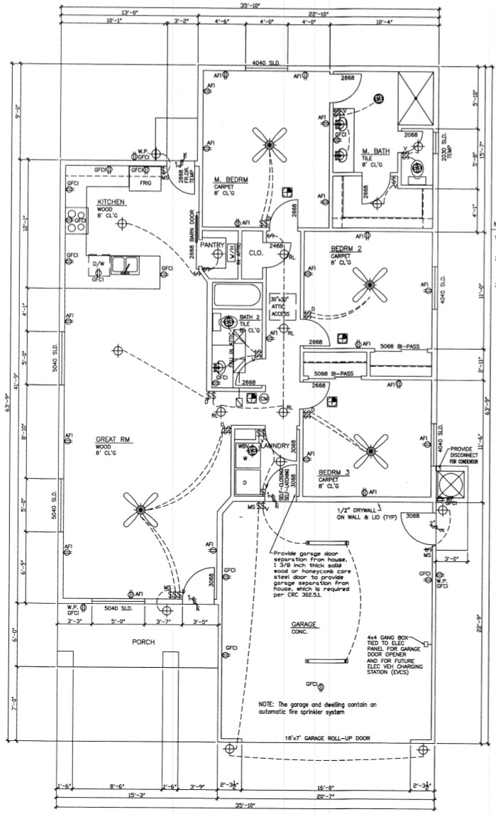 Tranquil Oasis floor plan blueprint
